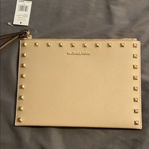 Michael Korda Studded Clutch/Wristlet